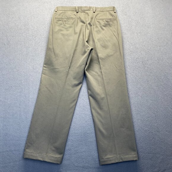 Orvis Mens Size 34 ,100% Cotton Pants ,Flat Front - Picture 2 of 10